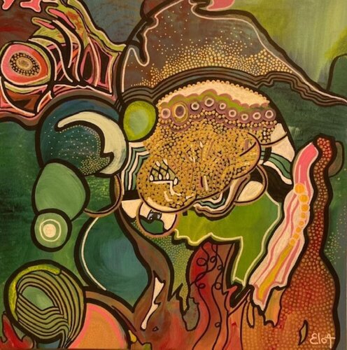 A cœur de soi di Elodie Adam, Pittura in vendita su Singulart