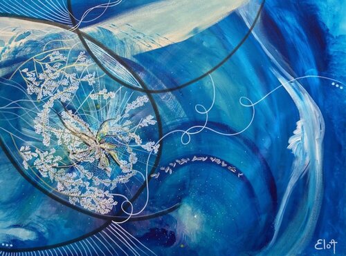 Galaxie di Elodie Adam, Pittura in vendita su Singulart