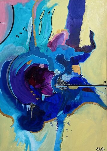 Entre deux mondes van Elodie Adam, Schilderij te koop op Singulart