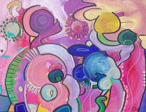 Douceur n°1 by Elodie Adam, Painting for Sale on Singulart