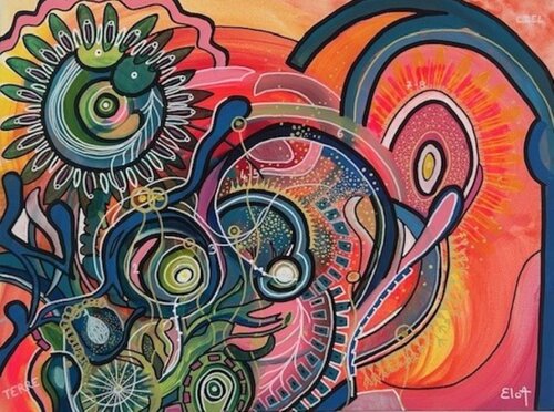 Marelle van Elodie Adam, Schilderij te koop op Singulart