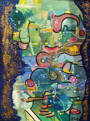 Les étoiles di Elodie Adam, Pittura in vendita su Singulart