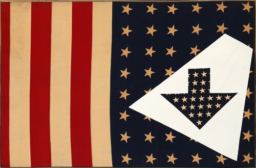 American Flag/Arrow by Paul Von Ringelheim, Painting for Sale on Singulart