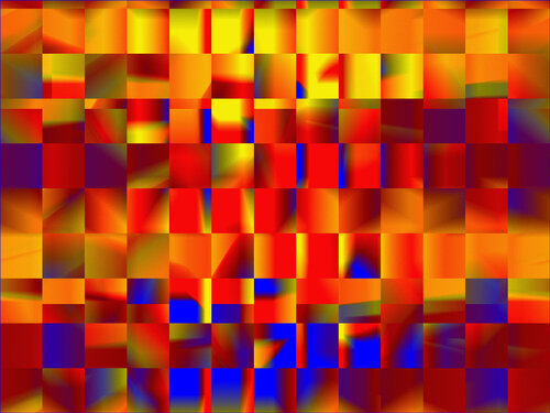 von blau bis gelb hoch 2 di Wolfgang Lorenz, Digitale in vendita su Singulart