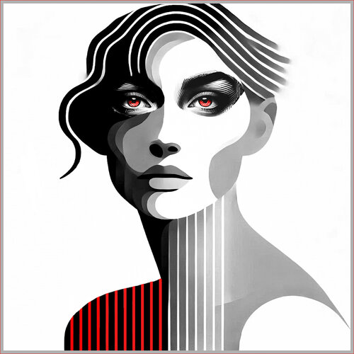 roter Akzent 9 by Wolfgang Lorenz, Digital for Sale on Singulart