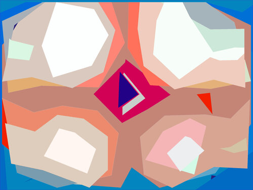 Collage 1 von 10 Vielecke by Wolfgang Lorenz, Digital for Sale on Singulart