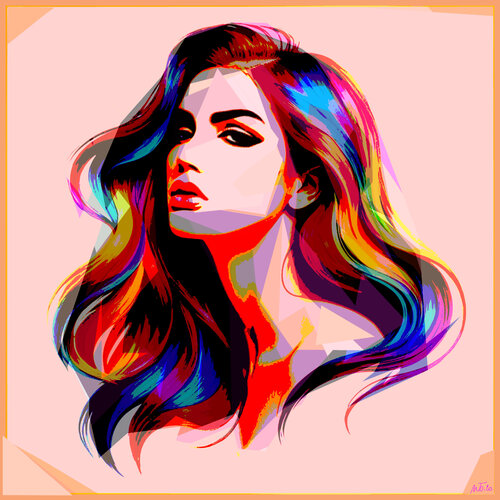 geometrische Muse von Wolfgang Lorenz, Digital kaufen auf Singulart