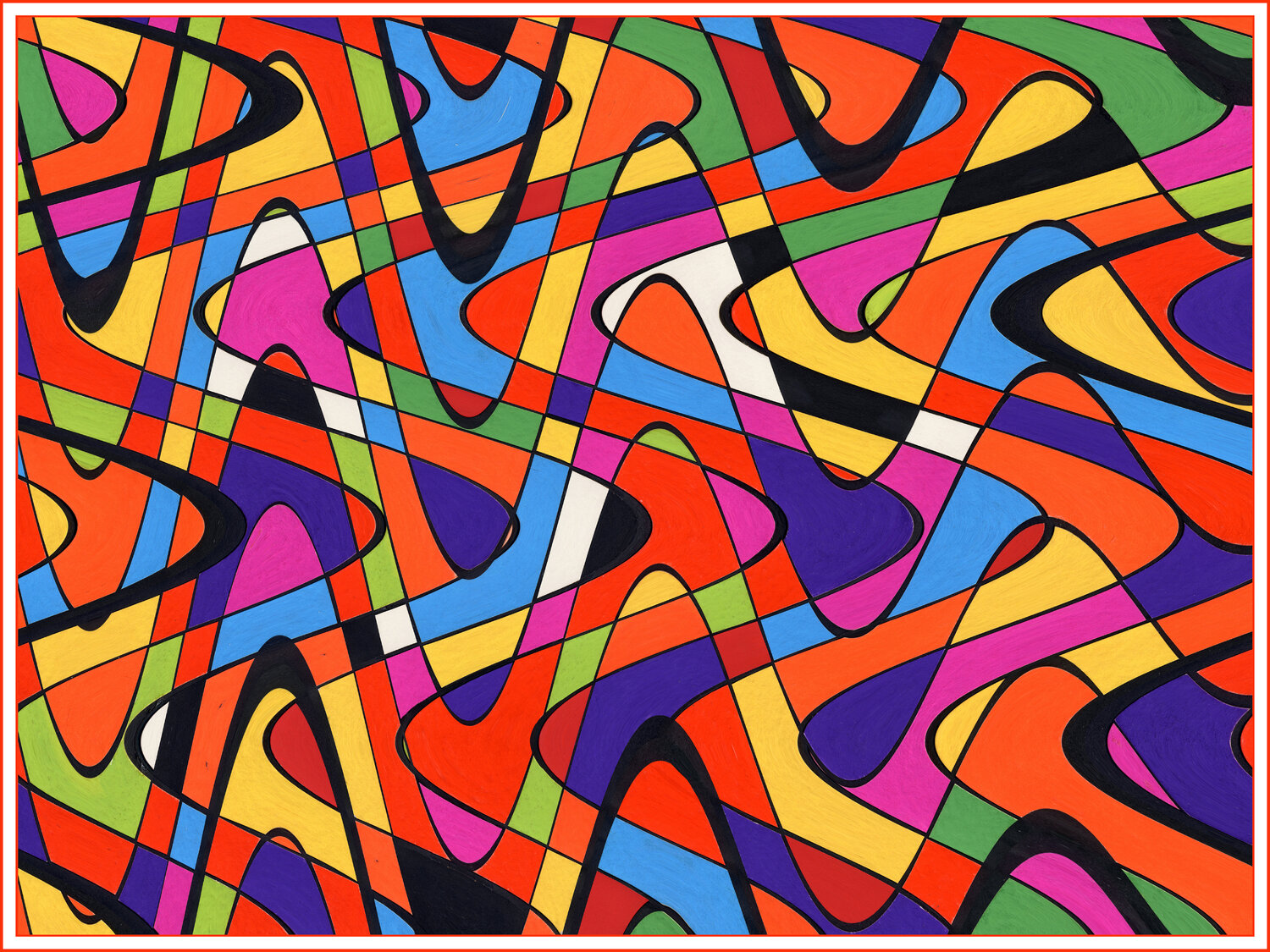 farbiges Wirr-warr Wolfgang Lorenz