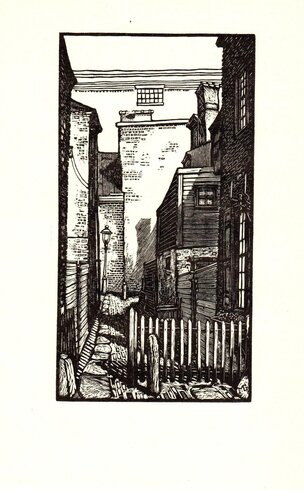 Bladen's Court (Philadelhia) by Michael Gallagher, Print for Sale on Singulart