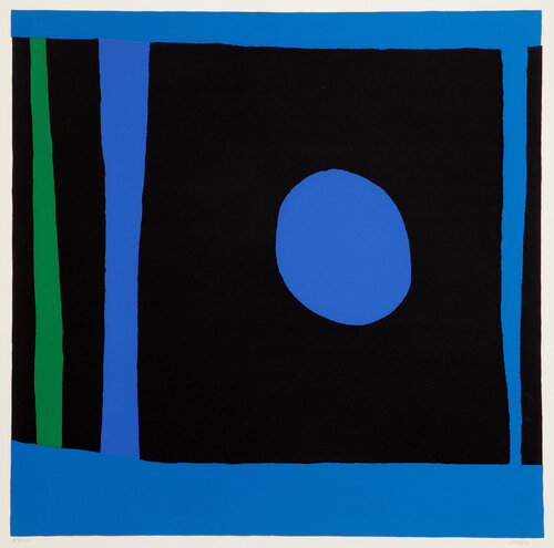Blue Moon von John Urbain, Druck kaufen auf Singulart