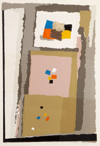 Checkered Room de John Urbain, Impresión a la venta en Singulart