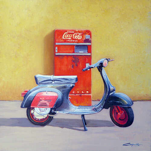 Pausa van Francesco Capello, Schilderij te koop op Singulart