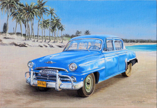 Spiaggia-paraiso-cayo-largo, van Francesco Capello, Schilderij te koop op Singulart