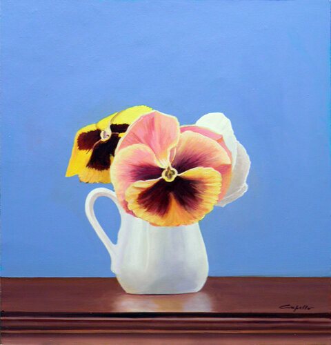 VIOLE MAMMOLE di Francesco Capello, Pittura in vendita su Singulart