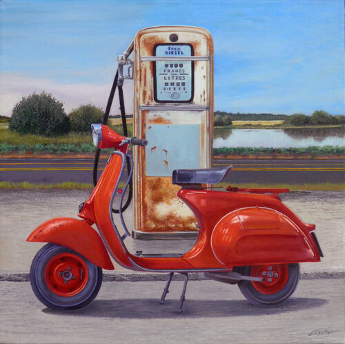 Al vecchio stagno by Francesco Capello, Painting for Sale on Singulart