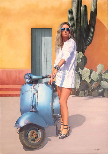 "En plein soleil" van Francesco Capello, Schilderij te koop op Singulart