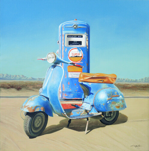 Armonie in azzurro van Francesco Capello, Schilderij te koop op Singulart