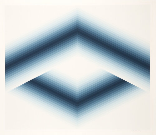 Blue Arrow von Babe Shapiro, Druck kaufen auf Singulart