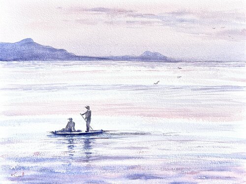 Es gibt solche Tage 2 by Tania Aleksandrova, Painting for Sale on Singulart