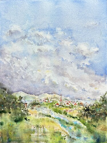 When the storm subsides van Tania Aleksandrova, Schilderij te koop op Singulart