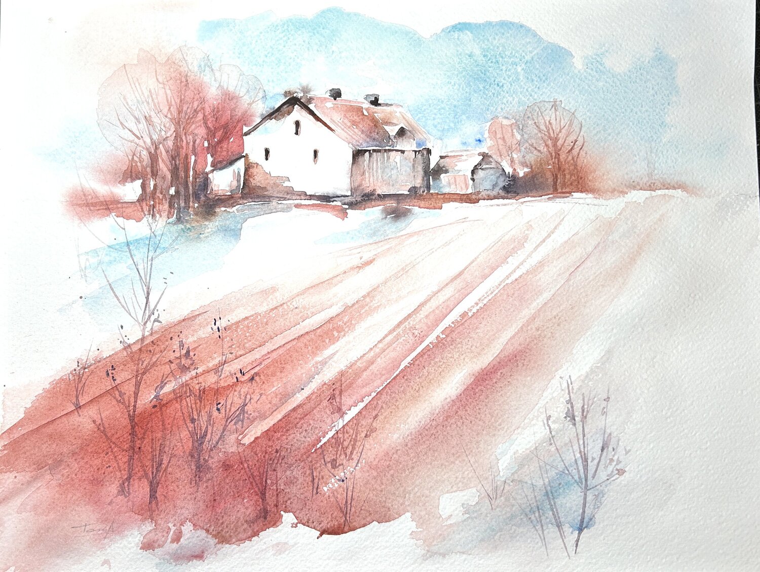 Mini Winterlandschaft Tania Aleksandrova