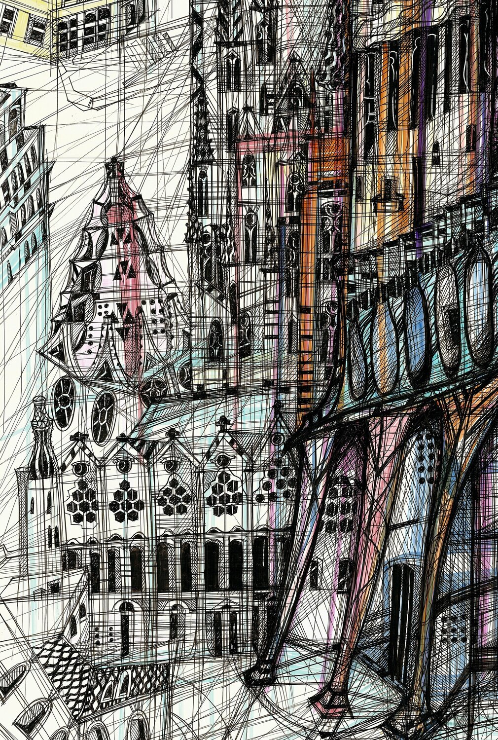 Sagrada Familia de Maria Susarenko (2019) Autres supports Crayon