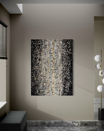 Connection (23k gold leaf) di Marella Hesseling, Pittura in vendita su Singulart