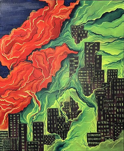 Suffoquant von Léa Kremer, Malerei kaufen auf Singulart