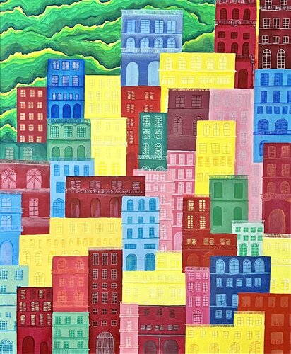 Suite d'un monde imaginaire by Léa Kremer, Painting for Sale on Singulart