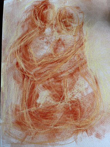 Die Umarmung 2 van Elisabeth Pein, Schilderij te koop op Singulart