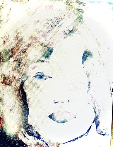 Dein Gesicht erinnert mich an Marilyn by Elisabeth Pein, Painting for Sale on Singulart