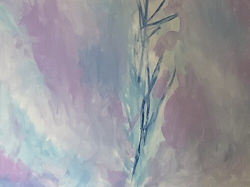 Ein Grashalm di Elisabeth Pein, Pittura in vendita su Singulart