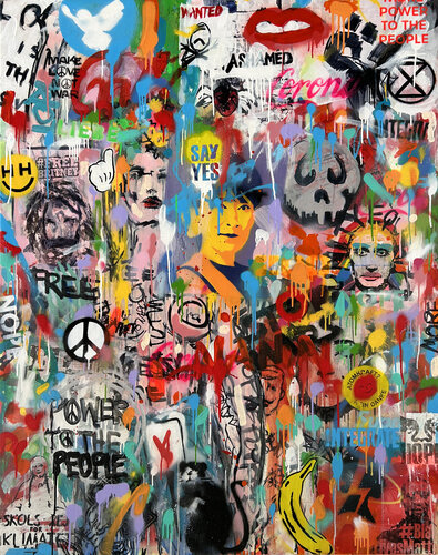 Power to the People di Marc Eichner, Pittura in vendita su Singulart