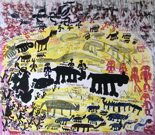 Zoo de Valeriya Tarasenko, Pintura a la venta en Singulart