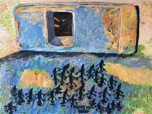 Mink mice live ... par Valeriya Tarasenko, Peinture en vente sur Singulart