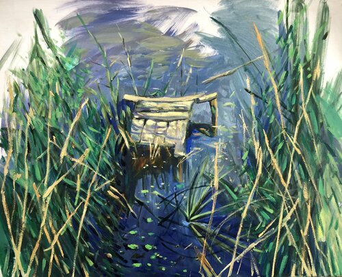 Fishing spot di Valeriya Tarasenko, Pittura in vendita su Singulart