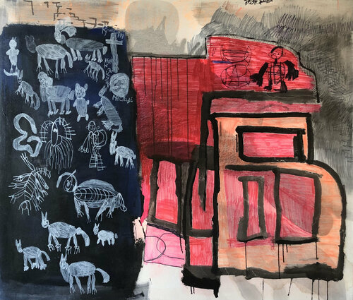 Searching for sound par Valeriya Tarasenko, Peinture en vente sur Singulart