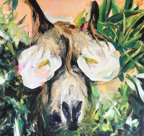 Lukas donkey de Valeriya Tarasenko, Pintura a la venta en Singulart