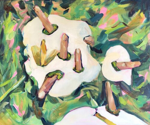 Fingers in callas Valeriya Tarasenko