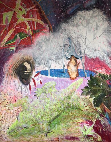 Kyiv-Cologne mix de Valeriya Tarasenko, Pintura a la venta en Singulart