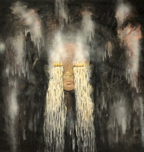 Candle cry von Valeriya Tarasenko, Malerei kaufen auf Singulart