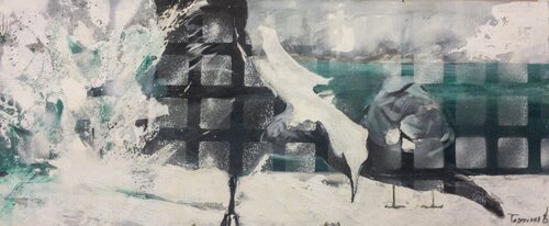 Winter sea van Valeriya Tarasenko, Schilderij te koop op Singulart