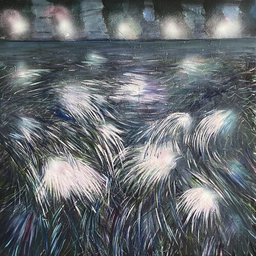 Grass in Bergamo par Valeriya Tarasenko, Peinture en vente sur Singulart