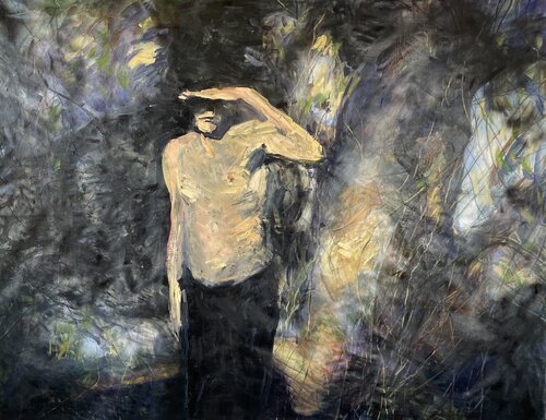 Early morning in forest von Valeriya Tarasenko, Malerei kaufen auf Singulart