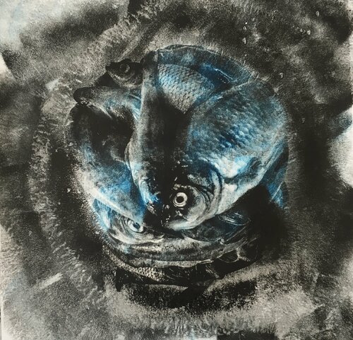 Fish van Valeriya Tarasenko, Werk op papier te koop op Singulart