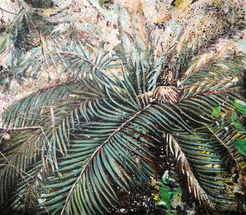 Palm tree de Valeriya Tarasenko, Pintura a la venta en Singulart