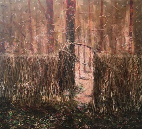 Peach forest von Valeriya Tarasenko, Malerei kaufen auf Singulart