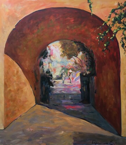 Garden  entrance de Valeriya Tarasenko, Pintura a la venta en Singulart
