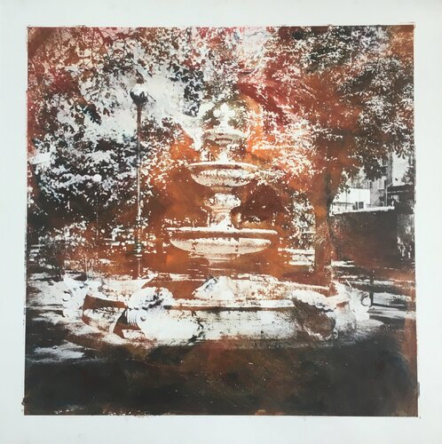 Abandoned fountain n20 van Valeriya Tarasenko, Fotografie te koop op Singulart