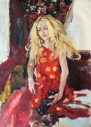 Liza par Valeriya Tarasenko, Peinture en vente sur Singulart